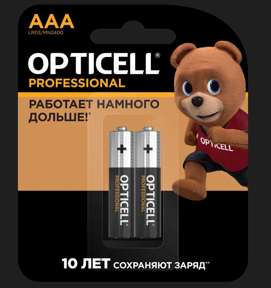 Батарейки AАA 2шт Opticell Professional (_48_)