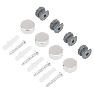Комплект держателей зеркала 101 хром d-17 мм (36)