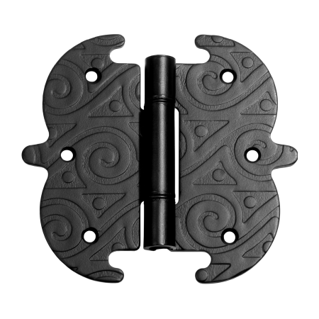 Петля фигурная Домарт 130х140 кованая ЯРОСЛАВЛЬ, черный