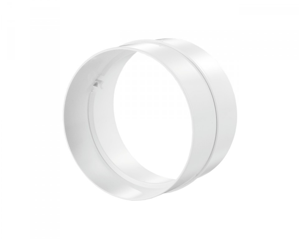 Соединитель пластик возду. с гофрой, D125 (30)