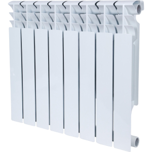 Радиатор биметаллический (RAL9016) ROMMER Plus BM 500 8 секций(_1_)