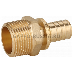 Переходник с НР латунь 25-3/4 GAPPO (10)(_10_)