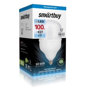 Лампа светодиодная 100Вт 6500К Е27 НР Smartbuy(10)