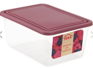 Емкость д/продуктов 1,2л прямоуг. М1452 (40)