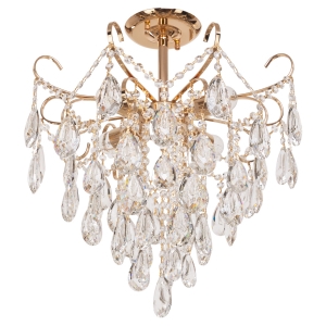 Светильник потолочный 15506/4FGD WT хрусталь (9м2)