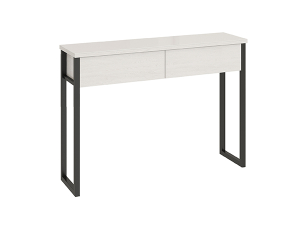 Консоль (ЛДСП Ясень Анкор св/МЕТАЛЛ Черный Муар (0048/0009))