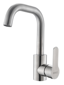 Смеситель для раковины Orlando поворотный, нерж.сталь, арт. OL26M(_10_)