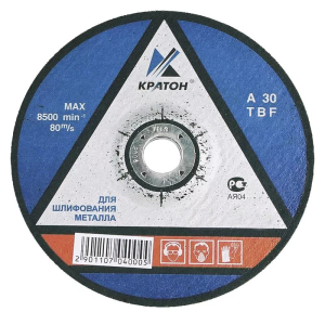 Круг отрез по мет Кратон A46TBF O180 х 22,2 х 1,8 мм (10)