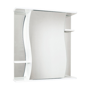 Зеркало-шкаф "Лилия 650" белый 650*716*234 (1)