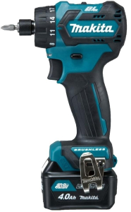 Дрель акк. Makita, 12В, 2х4Ач, 35Нм, 0-450/0-1500 об.мин, Li-Ion, 2акк., з/у, бита, кейс