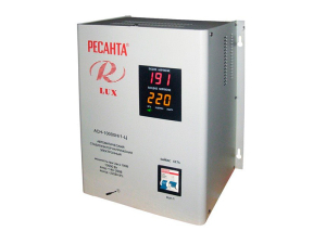 Стабилизатор АСН-10 000 Н/1-Ц Ресанта Lux настенный 63/6/18