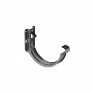 Держатель желоба ДЖф. ПС 125 1,2-графит*2 RAL 7024 PE (короткий)