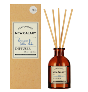 Диффузор Perfumerie, Lemongrass & Vetiver, Amber, 40мл NEW GALAXY (__)