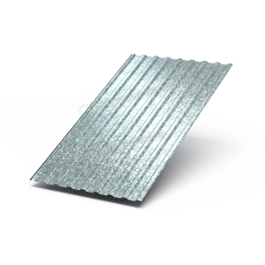 Профилированный лист МП-20*1100 (ОЦ-01-БЦ-0,45) оцинков. 6000*1150 (1 лист= 6,9кв.м)