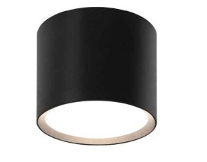 Светильник накладной IP20 под лампу GX53 черный D82x70 WOLTA BASIC (10)