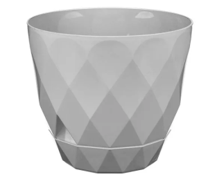 Кашпо "Laurel" D145мм 1,3л с/п Серый (20) 221610835/03