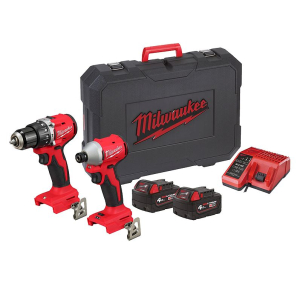 Набор инструментов (ударная дрель и  винтоверт) Milwaukee M18BLCPP2A-402C (18 В, 4 Ач, Li-Ion)