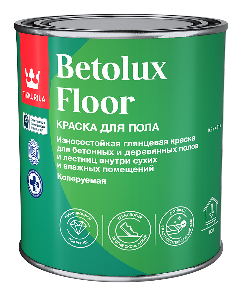 Краска для полов BETOLUX FLOOR A гл 2,7л (6)