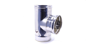 Сэндвич-тройник 90* (316/0,5/304/0,5) Ф150*200