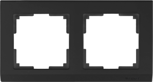 Рамка Stark Черный 2-х местная Werkel W0021808 (10)