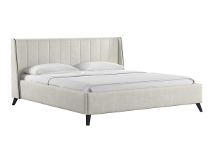 Кровать двойная Мелисса 180 С Тори 56 велюр* (светло-бежевый)(основание+дно+механизм)