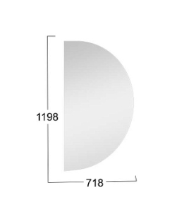 Зеркало навесное Порто Тип 4 ТД-100.06.01(4)