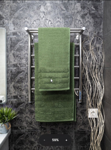 Полотенце махровое Олимп 70*140 см, болотный