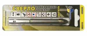 Сверло по керамике и стеклу квадро 12мм 440012 (1)