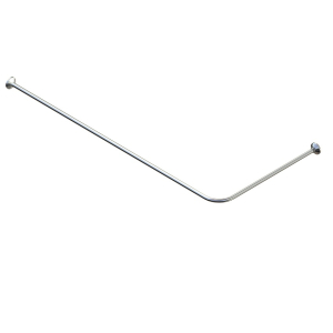 Карниз для ванны Г-образный 1600х700 труба Д=18 мм.