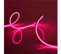 Гибкая светодиод лента.ULS-N01-2835-120LED/m-6mm-IP67-DC12V-9W/m-5M-PINK  NEON. (_5_)