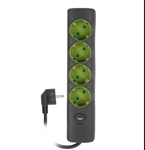 Удлинитель (Китай) Удлинитель JAZZway ET-04-140G (4 x 1,4) заземл., выкл. (10)