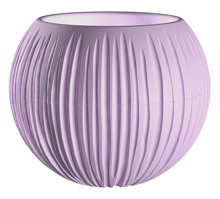 Кашпо "Сфера" (1,7 л.) Цв. Лавандовый сорбет (Арт. КШ-9634)