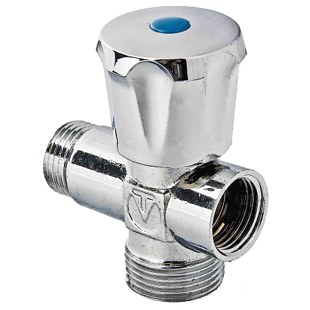 255 VT Вентиль 1/2*3/4*1/2 пробковый для стир.маш.тройной (14)