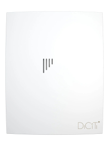 Вентилятор накладной BREEZE D100 обр.клапан Matt white DICITI (10)