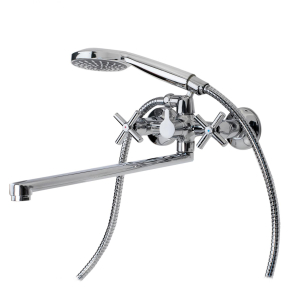 Смеситель для ванны CN31A, Канкун/Cancun, с аксессуарами, хром, ESKO