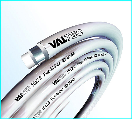 Труба металлопласт. VALTEC 16*2.0 mm (Бухта 100м)(_100_)