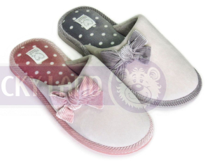 3295 W-CH-C Обувь домашняя женская ( пантолеты )