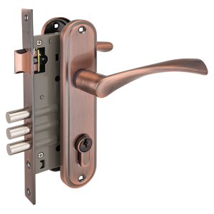 Замок врезной АЛЛЮР 103/3, AС ст.медь (12)