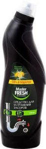 Средство для устранения засоров в трубах, 750 мл.Master FRESH (_15_)