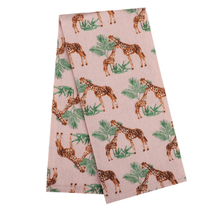 Полотенце кухонное, PROVANCE Джангл  100% хлопок, 40х60см, розовый