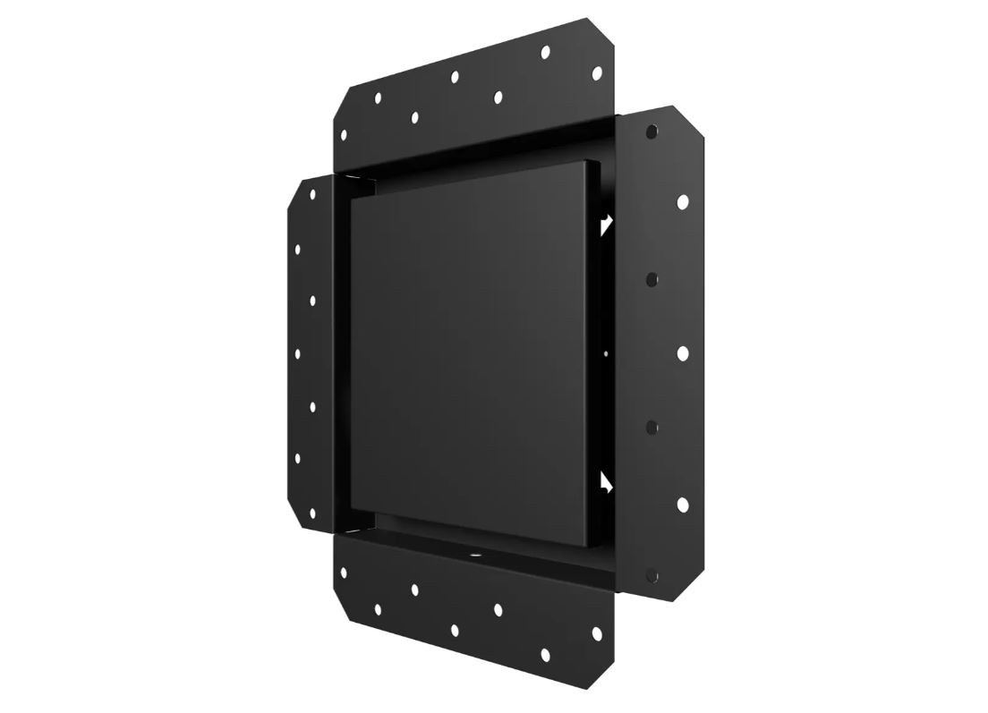 Вентилятор встраиваемый EXCELLENT D100 осевой обр.клапан шариковый подшипник черный матовый ERA (4)