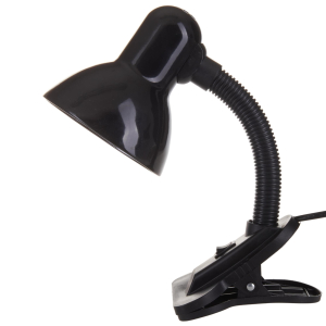 Светильник настольный. Цоколь E27. Цвет черный.(__)