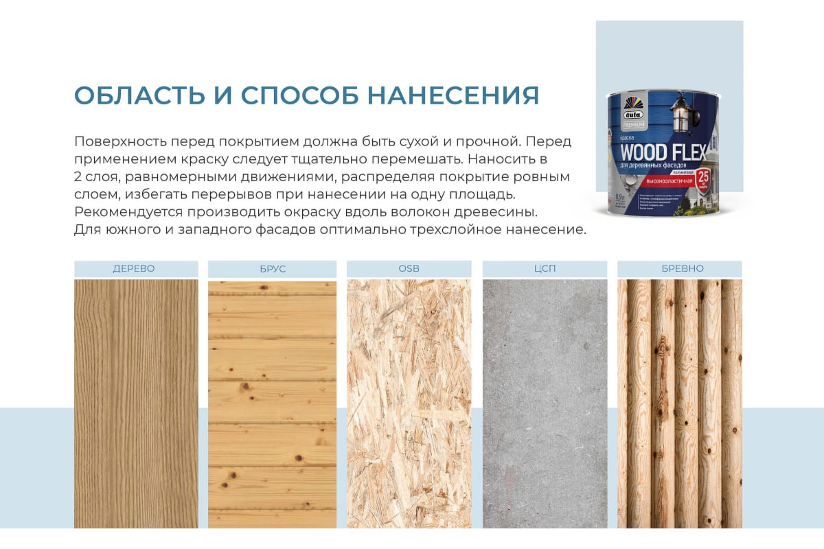 Краска DUFA Premium в/дисперсионная WOODFLEX высокоэластичная для деревянных  фасадов база 1 NEW 0,9л – купить в Улан-Удэ: цена, характеристики, фото,  доставка