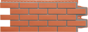 Панель фасадная Клинкерный кирпич Design терракотовый 968*390мм (шов RAL 7006) (10)