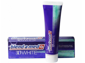 Зубная паста BLEND_A_MED 3D White Нежная Мята 100мл(_12_)