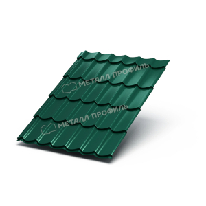 Профиль декоративный Монтерра-Х (ПЭ-01-6005-0,45) зеленый мох 3250*1190 (1шт=3,868м2)