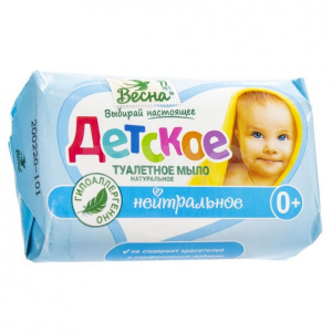 Мыло детское  нейтральное 90г*72 Весна(8)