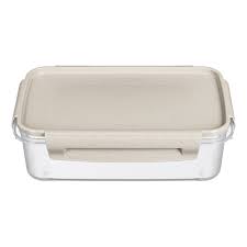 Контейнер д/продуктов 0,75л Lock&Ok прямоуг. бежевый флэк (24) 433155135 Быт