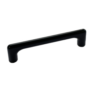 Ручка-скоба мебельная Trodos "8018" 96мм, черный матовый (25)