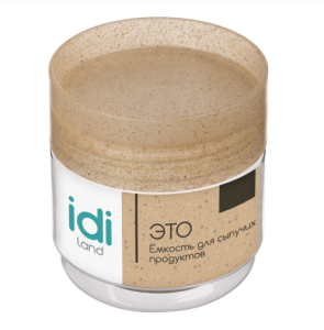 Банка д/сыпучих продуктов "Palermo" 0,5л Бесцветный флэк (24) 221116001/02